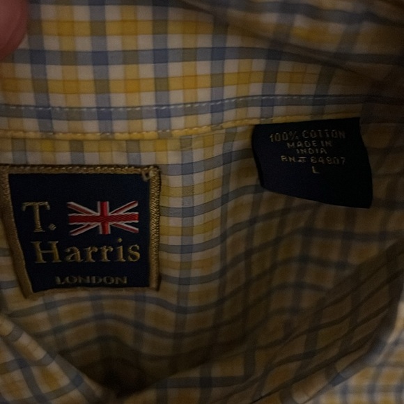 Casual button down T Harry’s London size L - Picture 3 of 3